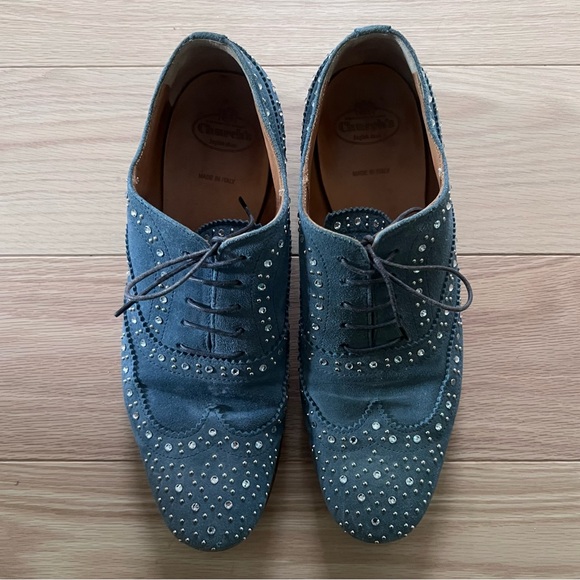 Church’s Burwood Suede Oxford Brogues Size 38 - Picture 3 of 5